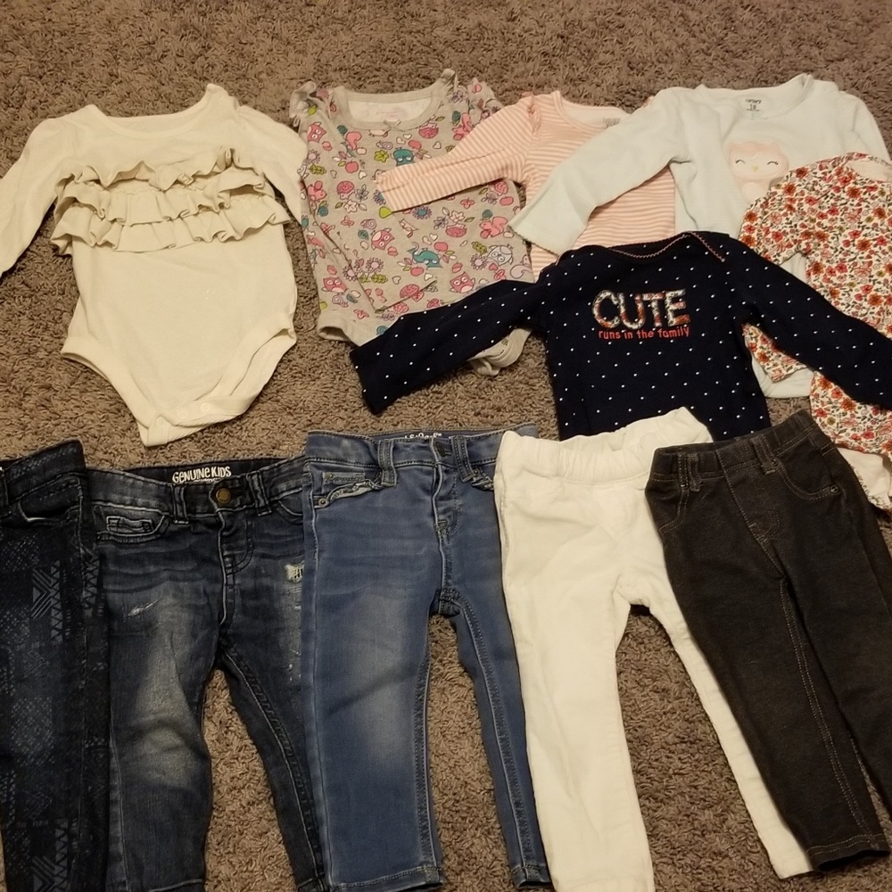 18- month clothing lot/ bundle jeans